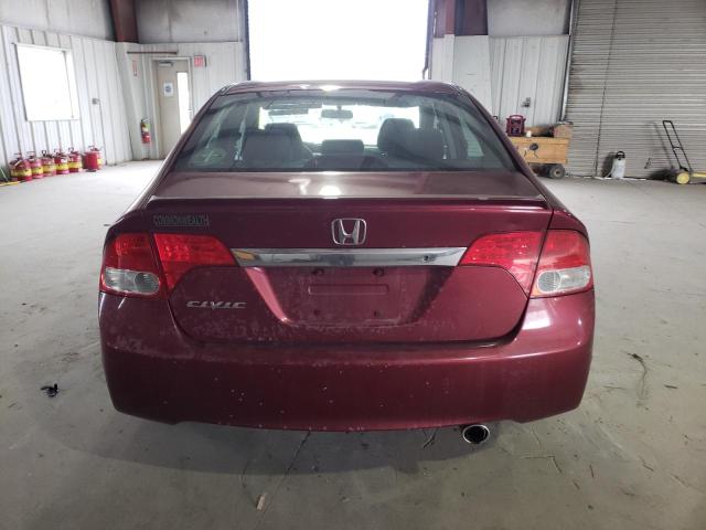 2HGFA1F62BH547280 - 2011 HONDA CIVIC LX-S برغندي صورة 6