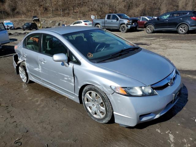 2HGFA1F57BH512810 - 2011 HONDA CIVIC LX SILVER photo 4