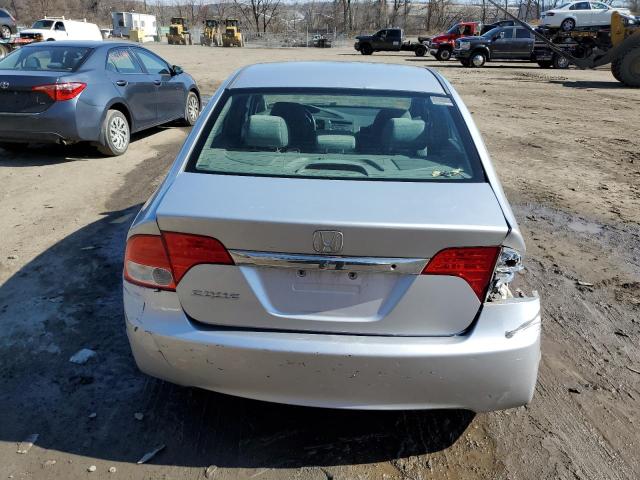 2HGFA1F57BH512810 - 2011 HONDA CIVIC LX SILVER photo 6