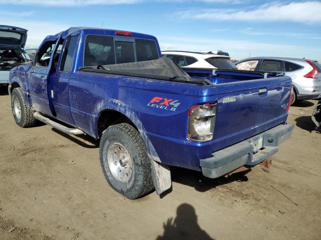 1FTZR45E95PA39953 - 2005 FORD RANGER SUPER CAB BLUE photo 2