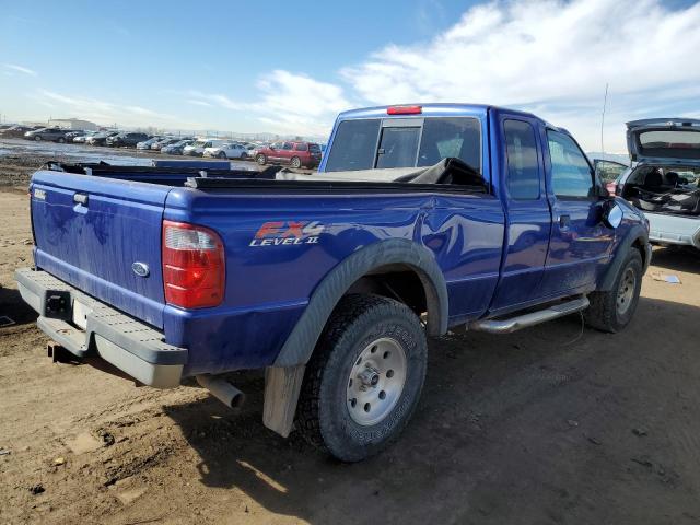 1FTZR45E95PA39953 - 2005 FORD RANGER SUPER CAB BLUE photo 3