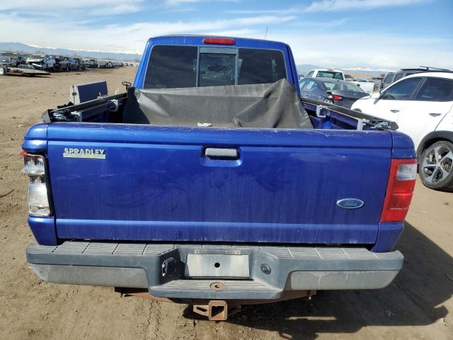 1FTZR45E95PA39953 - 2005 FORD RANGER SUPER CAB BLUE photo 6