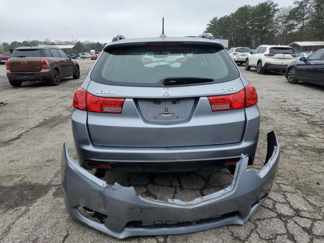 JH4CW2H59BC000621 - 2011 ACURA TSX BLUE photo 6