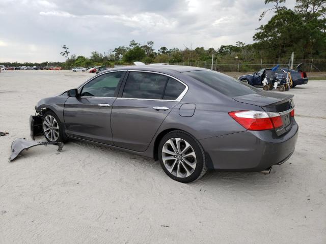 1HGCR2E50FA041722 - 2015 HONDA ACCORD SPORT GRAY photo 2