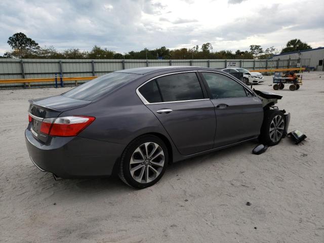 1HGCR2E50FA041722 - 2015 HONDA ACCORD SPORT GRAY photo 3