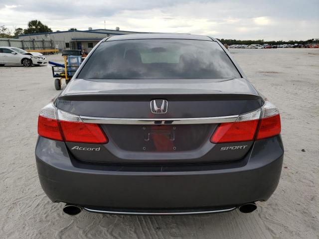 1HGCR2E50FA041722 - 2015 HONDA ACCORD SPORT GRAY photo 6