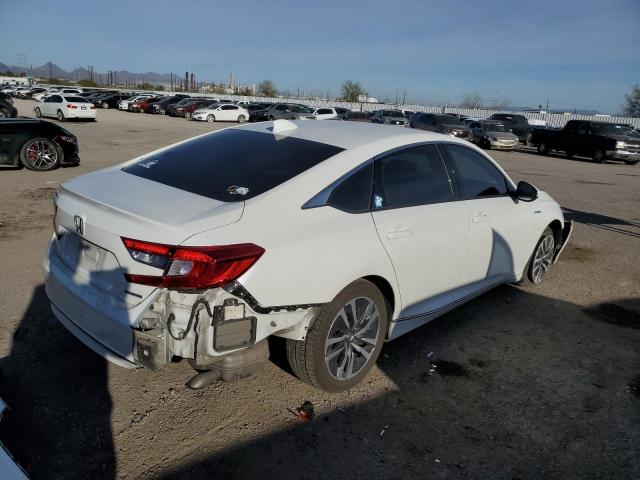 1HGCV3F43JA008522 - 2018 HONDA ACCORD HYBRID EX WHITE photo 3