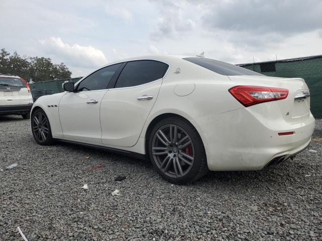 ZAM57YSA6J1267317 - 2018 MASERATI GHIBLI S WHITE photo 2