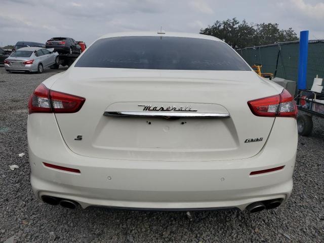 ZAM57YSA6J1267317 - 2018 MASERATI GHIBLI S WHITE photo 6