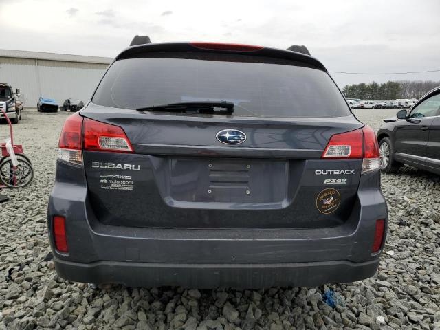 4S4BRBAC5B3344021 - 2011 SUBARU OUTBACK 2.5I GRAY photo 6