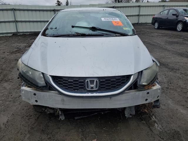 2HGFB2F52DH581281 - 2013 HONDA CIVIC LX SILVER photo 5