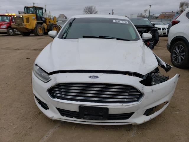 3FA6P0G77GR389180 - 2016 FORD FUSION S WHITE photo 5