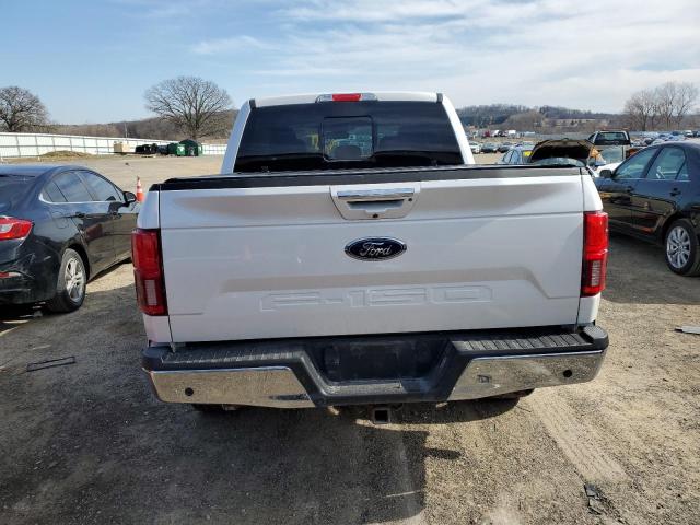 1FTEW1E45KFC61307 - 2019 FORD F150 SUPERCREW WHITE photo 6