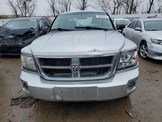 1D7HW48N98S615094 - 2008 DODGE DAKOTA QUAD SLT SILVER photo 5