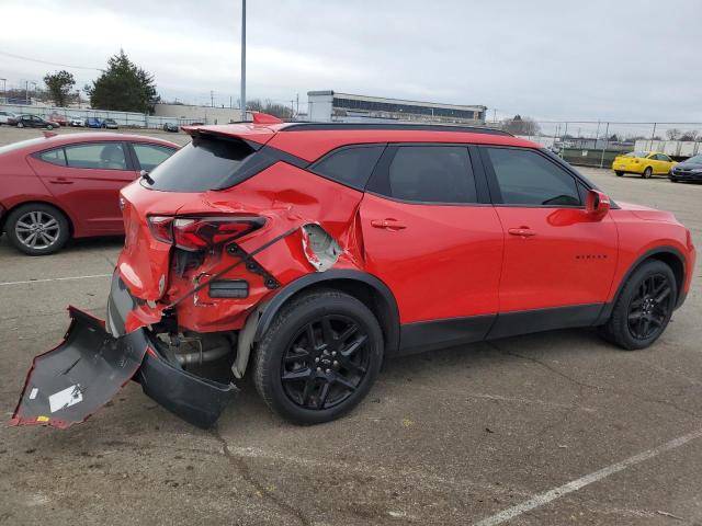 3GNKBGRS9KS689961 - 2019 CHEVROLET BLAZER 2LT RED photo 3