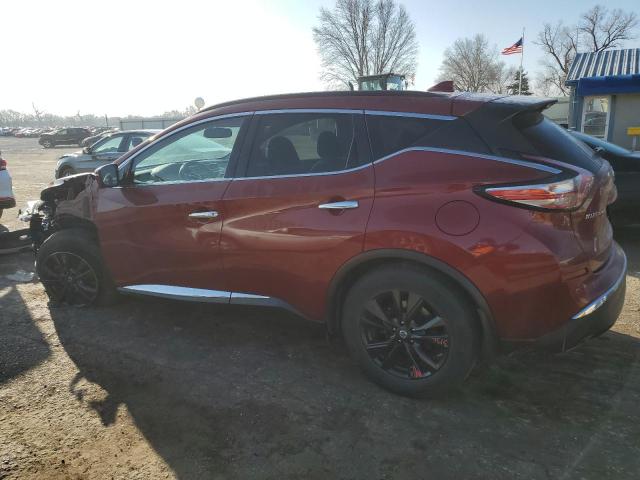 5N1AZ2MG3JN203672 - 2018 NISSAN MURANO S MAROON photo 2