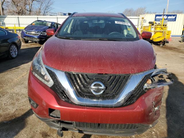 5N1AZ2MG3JN203672 - 2018 NISSAN MURANO S MAROON photo 5