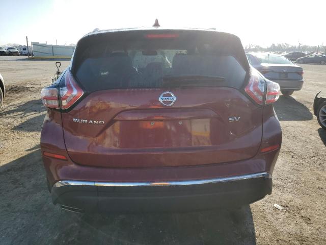 5N1AZ2MG3JN203672 - 2018 NISSAN MURANO S MAROON photo 6