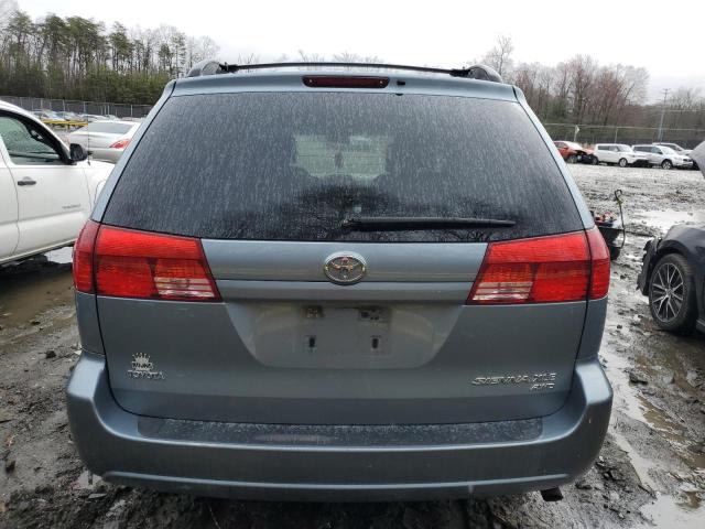 5TDBA22C04S015996 - 2004 TOYOTA SIENNA XLE BLUE photo 6