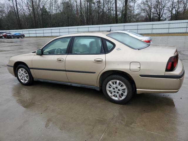 2G1WF52E859393895 - 2005 CHEVROLET IMPALA BEIGE photo 2