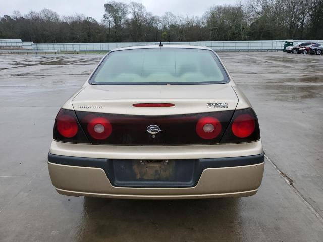 2G1WF52E859393895 - 2005 CHEVROLET IMPALA BEIGE photo 6