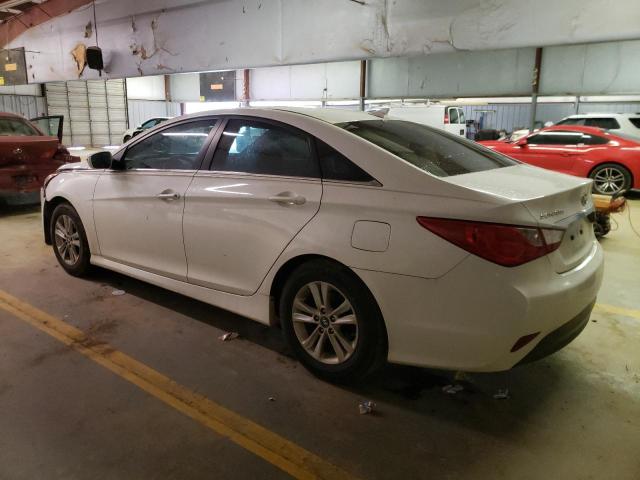 5NPEB4AC5EH924668 - 2014 HYUNDAI SONATA GLS WHITE photo 2