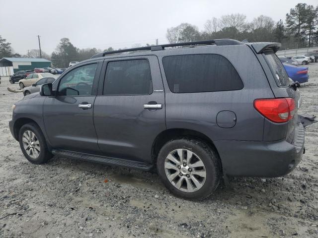 5TDJW5G16CS067377 - 2012 TOYOTA SEQUOIA LIMITED GRAY photo 2