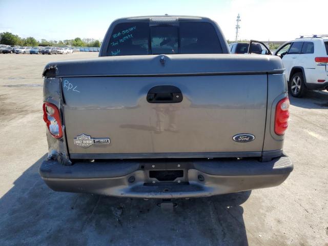 1FTRW07322KD29540 - 2002 FORD F150 SUPERCREW HARLEY DAVIDSON GRAY photo 6