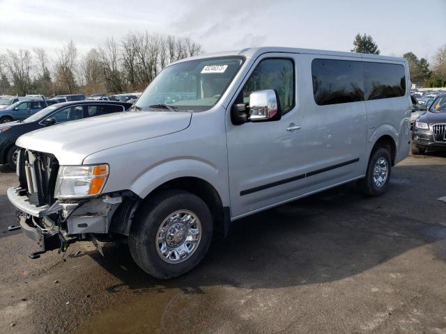 5BZAF0AA0KN852218 - 2019 NISSAN NV 3500 SILVER photo 1