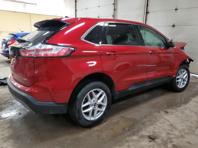 2FMPK4J94MBA48971 - 2021 FORD EDGE SEL RED photo 3