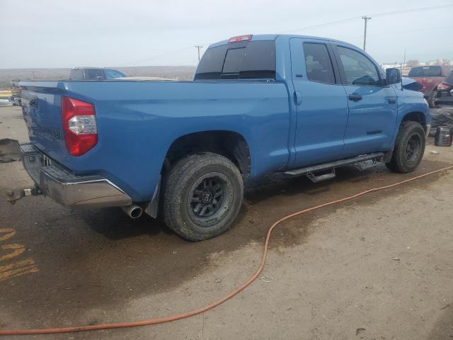 5TFUY5F14KX826156 - 2019 TOYOTA TUNDRA DOUBLE CAB SR/SR5 BLUE photo 3
