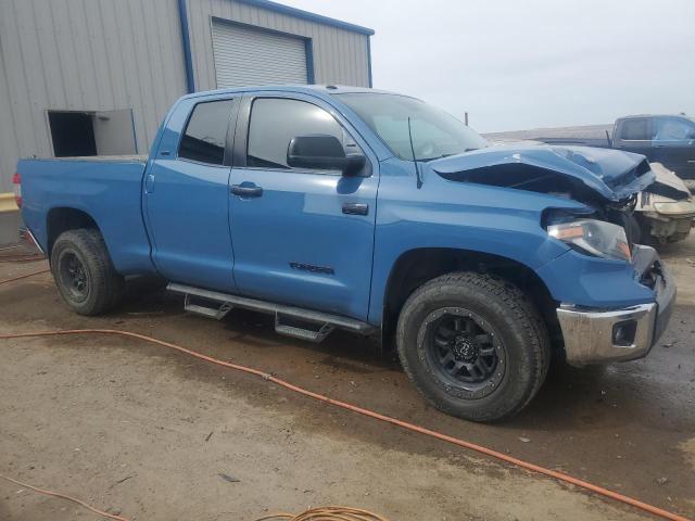 5TFUY5F14KX826156 - 2019 TOYOTA TUNDRA DOUBLE CAB SR/SR5 BLUE photo 4