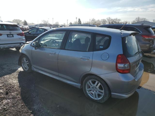 JHMGD38627S037612 - 2007 HONDA FIT S SILVER photo 2