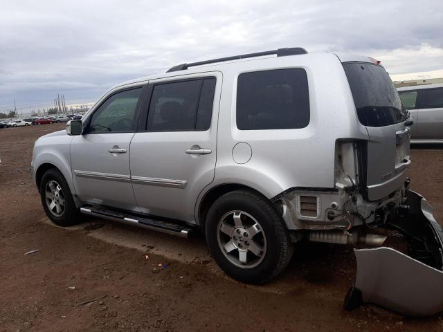 5FNYF38939B004354 - 2009 HONDA PILOT TOURING SILVER photo 2