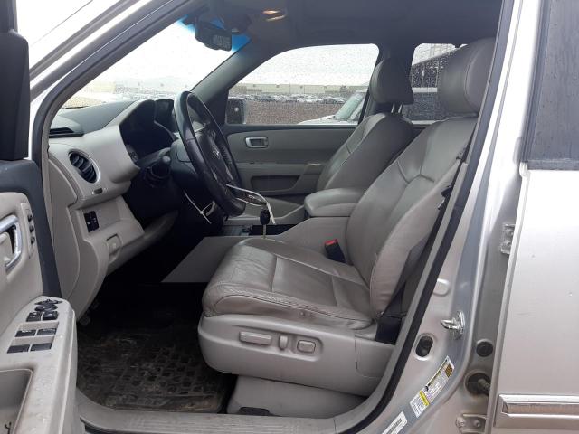 5FNYF38939B004354 - 2009 HONDA PILOT TOURING SILVER photo 7