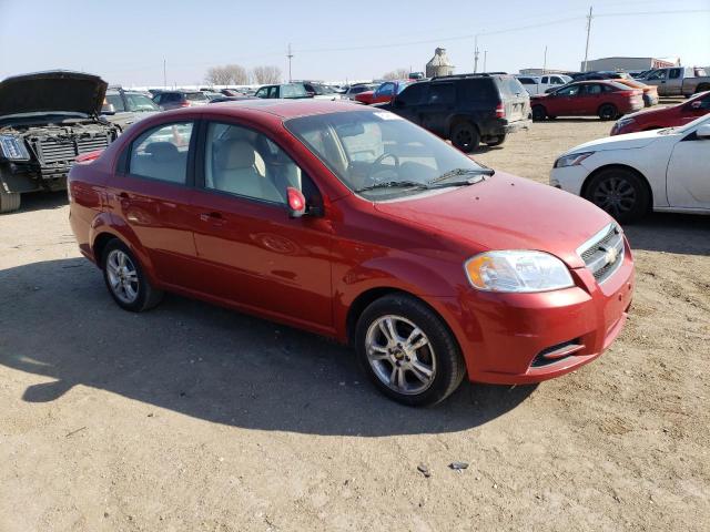 KL1TG5DE2BB118870 - 2011 CHEVROLET AVEO LT RED photo 4