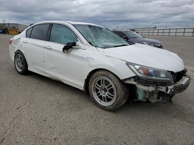 1HGCR6F59EA005404 - 2014 HONDA ACCORD HYBRID EXL WHITE photo 4