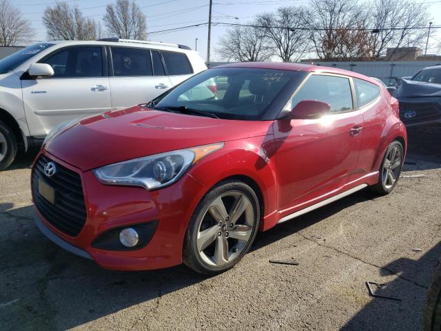 KMHTC6AE6DU146902 - 2013 HYUNDAI VELOSTER TURBO RED photo 1