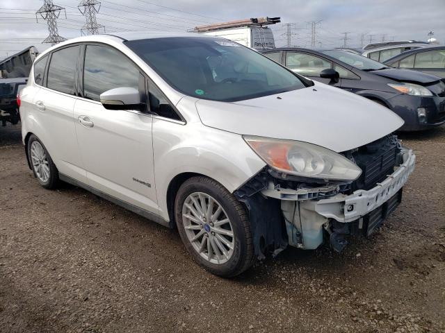 1FADP5BU6DL504265 - 2013 FORD C-MAX SEL WHITE photo 4