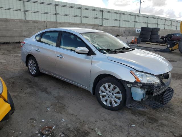 3N1AB7AP4EY307755 - 2014 NISSAN SENTRA S SILVER photo 4