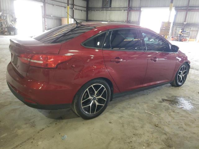 1FADP3H28HL202492 - 2017 FORD FOCUS SEL RED photo 3