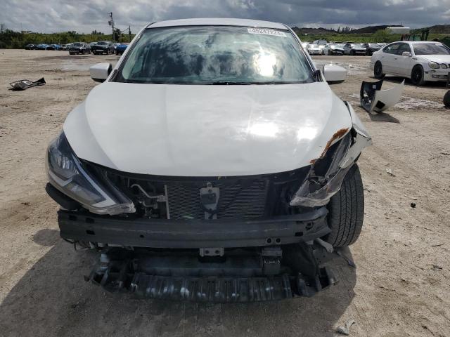 3N1AB7AP4KY336636 - 2019 NISSAN SENTRA S WHITE photo 5