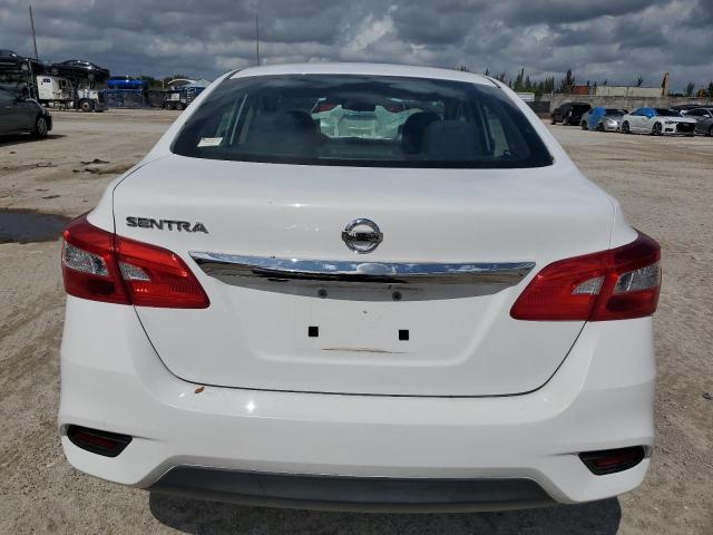 3N1AB7AP4KY336636 - 2019 NISSAN SENTRA S WHITE photo 6