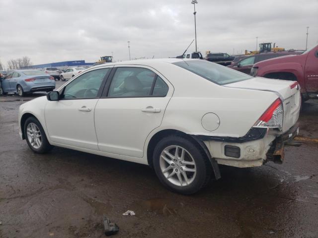 3FAHP0GA8BR318597 - 2011 FORD FUSION S WHITE photo 2