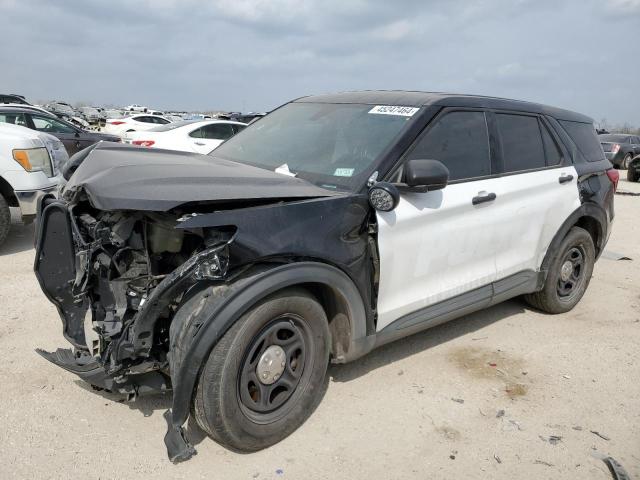 1FM5K8AB1MGC45400 - 2021 FORD EXPLORER POLICE INTERCEPTOR Սև լուսանկար 1