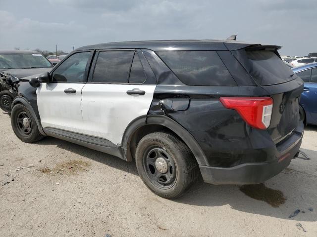 1FM5K8AB1MGC45400 - 2021 FORD EXPLORER POLICE INTERCEPTOR Սև լուսանկար 2