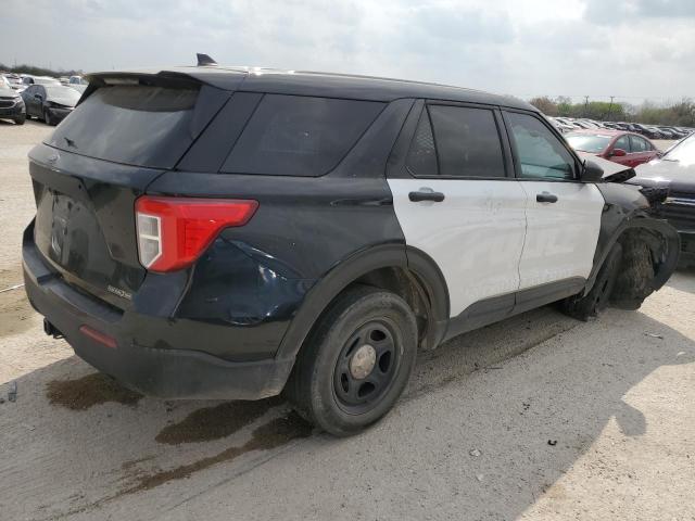 1FM5K8AB1MGC45400 - 2021 FORD EXPLORER POLICE INTERCEPTOR Սև լուսանկար 3