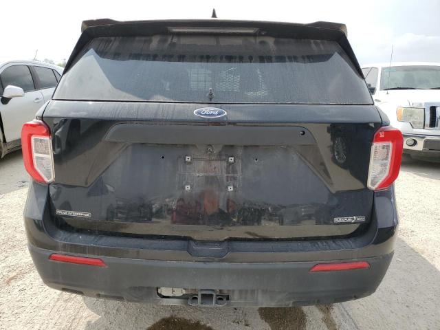 1FM5K8AB1MGC45400 - 2021 FORD EXPLORER POLICE INTERCEPTOR Սև լուսանկար 6