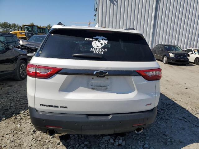 1GNEVJKW3MJ255506 - 2021 CHEVROLET TRAVERSE RS WHITE photo 6