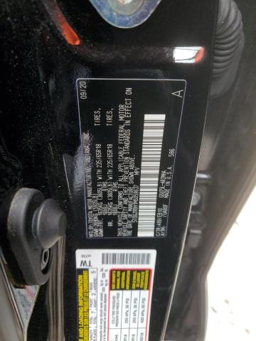 5TDGZRBH1MS059637 - 2021 TOYOTA HIGHLANDER XLE BLACK photo 12